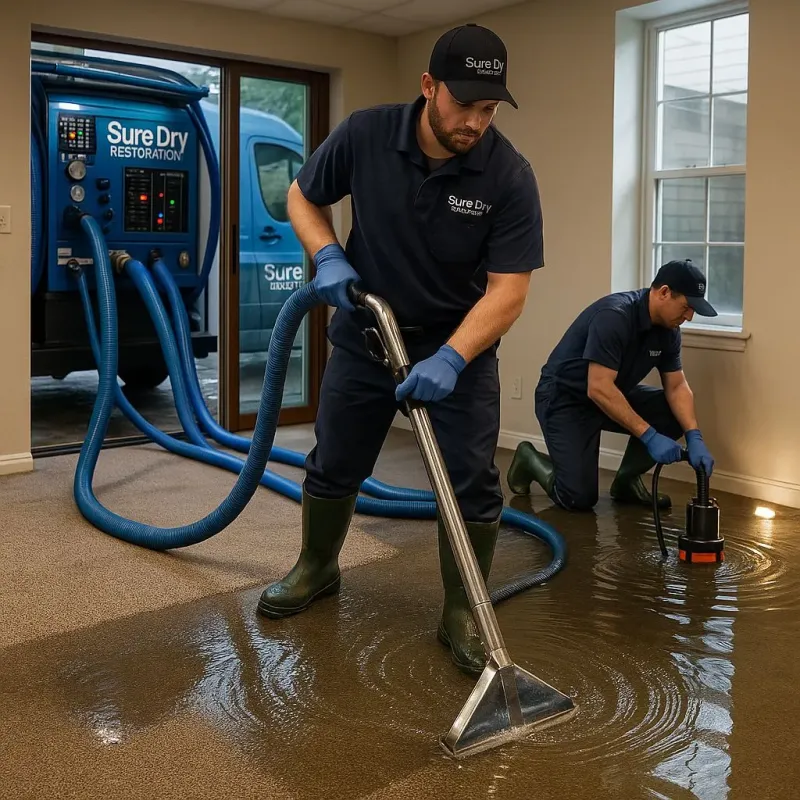 Water Extraction and Removal process in West Reading, PA